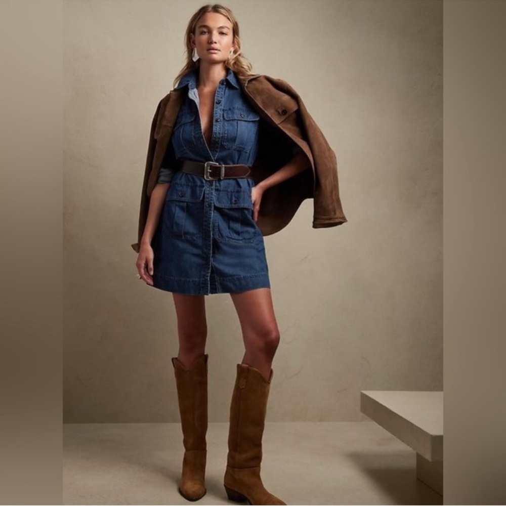 Banana Republic Heritage Expedition shirt dress woman’s size XL